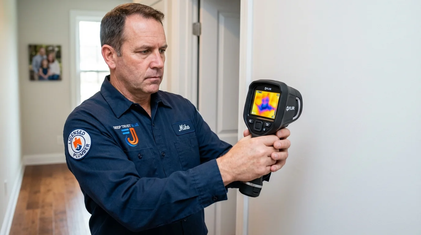 Thermal imaging leak detection by Johns Plumbing LLC in Magnolia